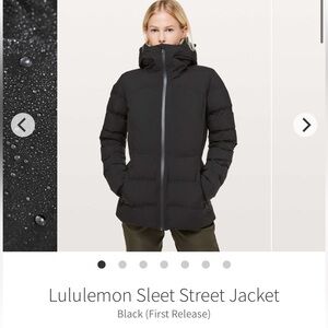 Lululemon Sleet Street Goose Down Puffer sz 4